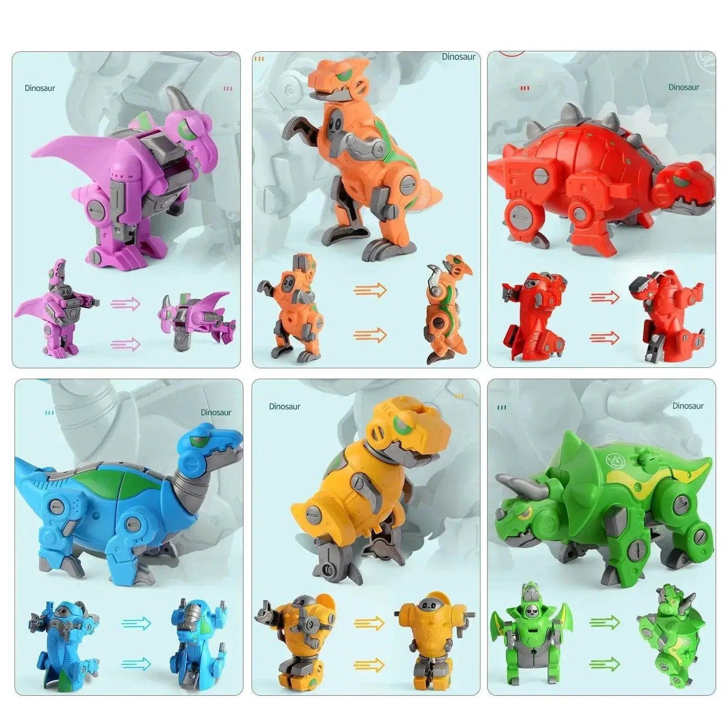  Fun & Educational Adaptable Dinosaur Robot Set - Perfect Learning Toy for Kids -  ToylandEU™