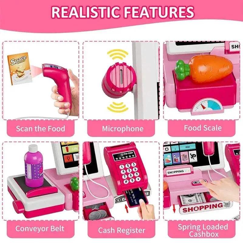  Fun Educational Cash Register Playset 3 6 Toyland EU -  ToylandEU™