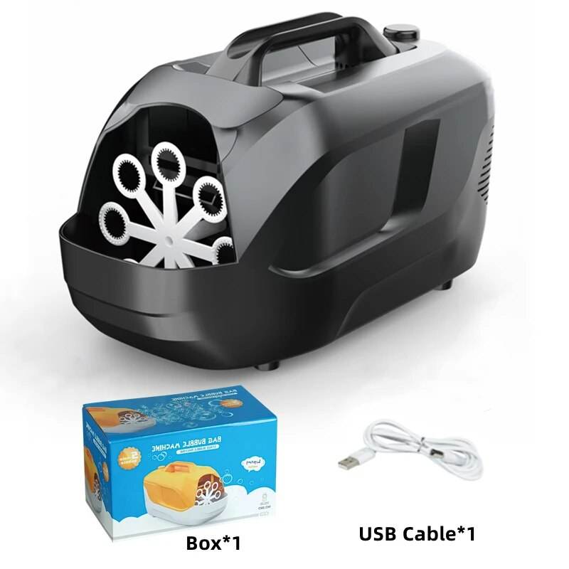 Fun-Filled Portable Electric Bubble Machine for Kids - Two Speeds! - ToylandEU