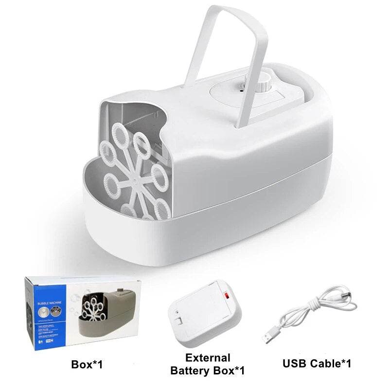 Fun-Filled Portable Electric Bubble Machine for Kids - Two Speeds! - ToylandEU