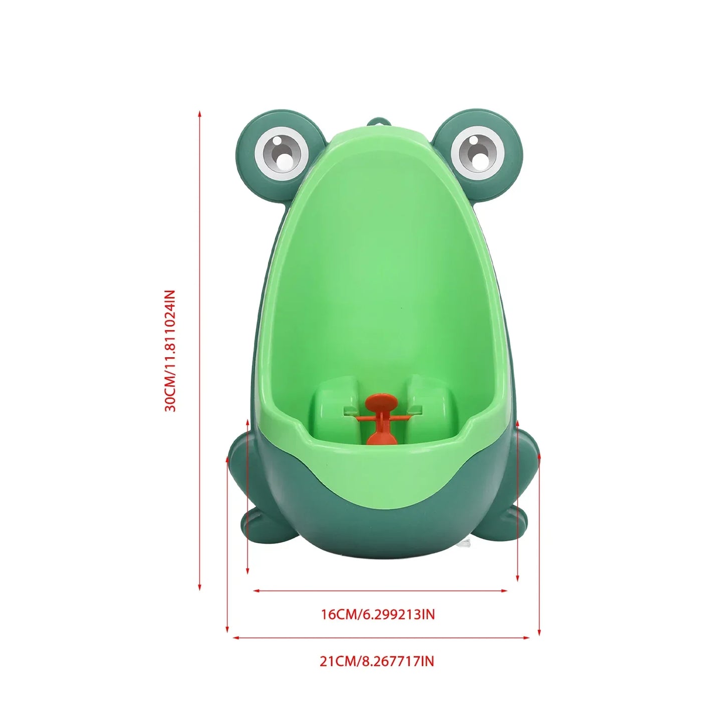 Fun Frog Shape Wall Mounted Potty For Boys Toilet Training - ToylandEU