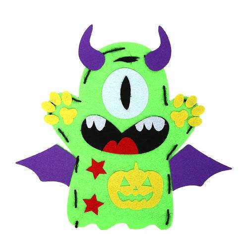Fun Halloween DIY Hand Puppet Craft Kit for Kids – Felt Sewing Project - ToylandEU