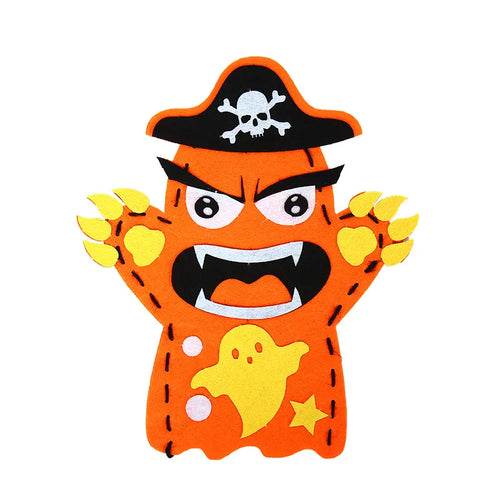 Fun Halloween DIY Hand Puppet Craft Kit for Kids – Felt Sewing Project - ToylandEU