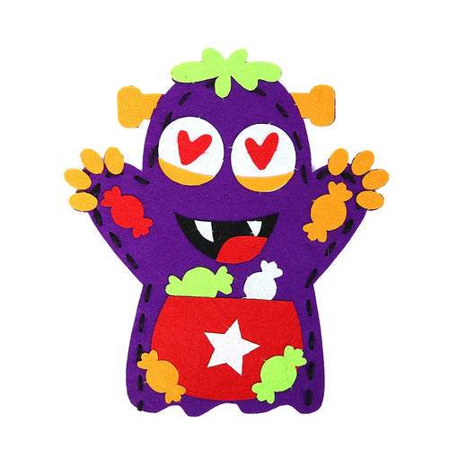 Fun Halloween DIY Hand Puppet Craft Kit for Kids – Felt Sewing Project - ToylandEU