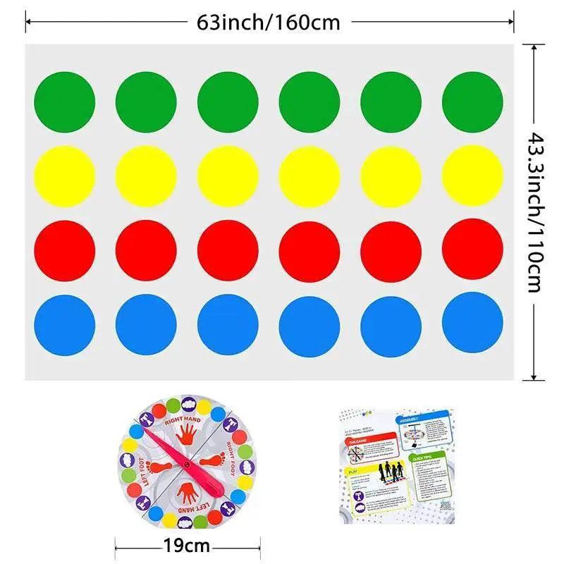  Fun Interactive Twister Game for Kids and Adults - Fun Time -  ToylandEU™