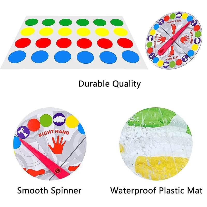 Fun Interactive Twister Game for Kids and Adults - Ideal for Family Gatherings and Parties - ToylandEU