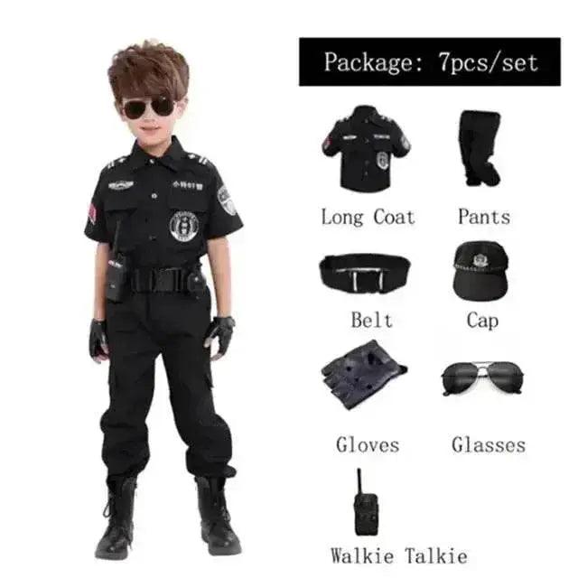  Fun Kids Police Costume Set With 1 Hat Toyland EU -  ToylandEU™