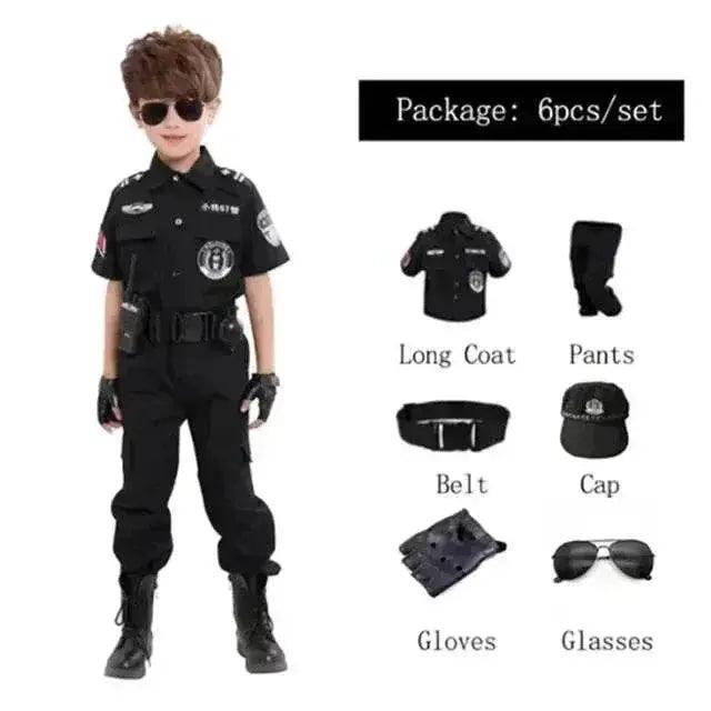  Fun Kids Police Costume Set With 1 Hat Toyland EU -  ToylandEU™