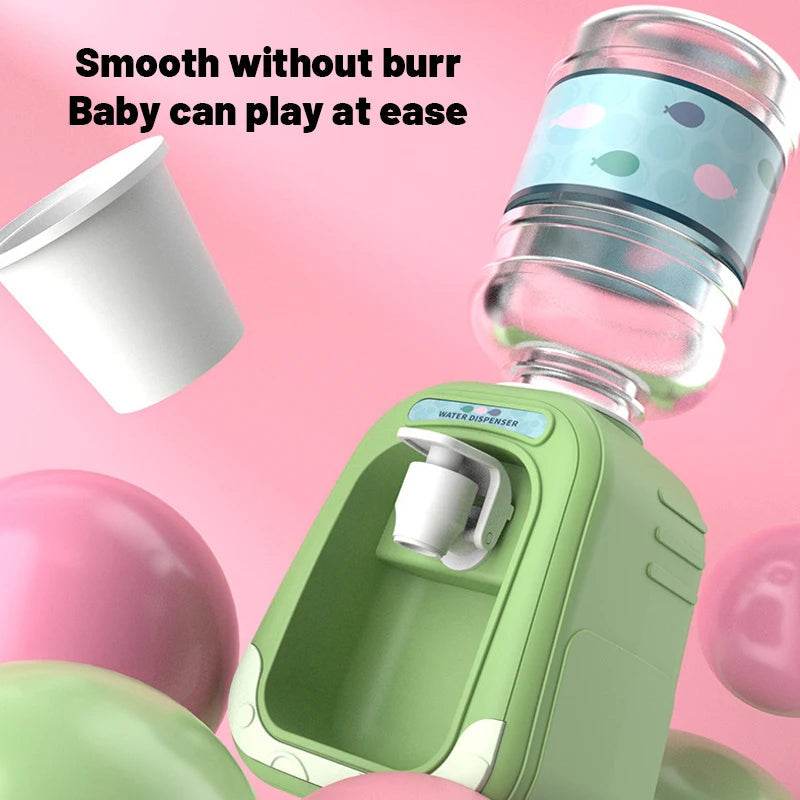 Fun Mini Cartoon Water Dispenser for Kids | Rotatable Playhouse Toy - ToylandEU