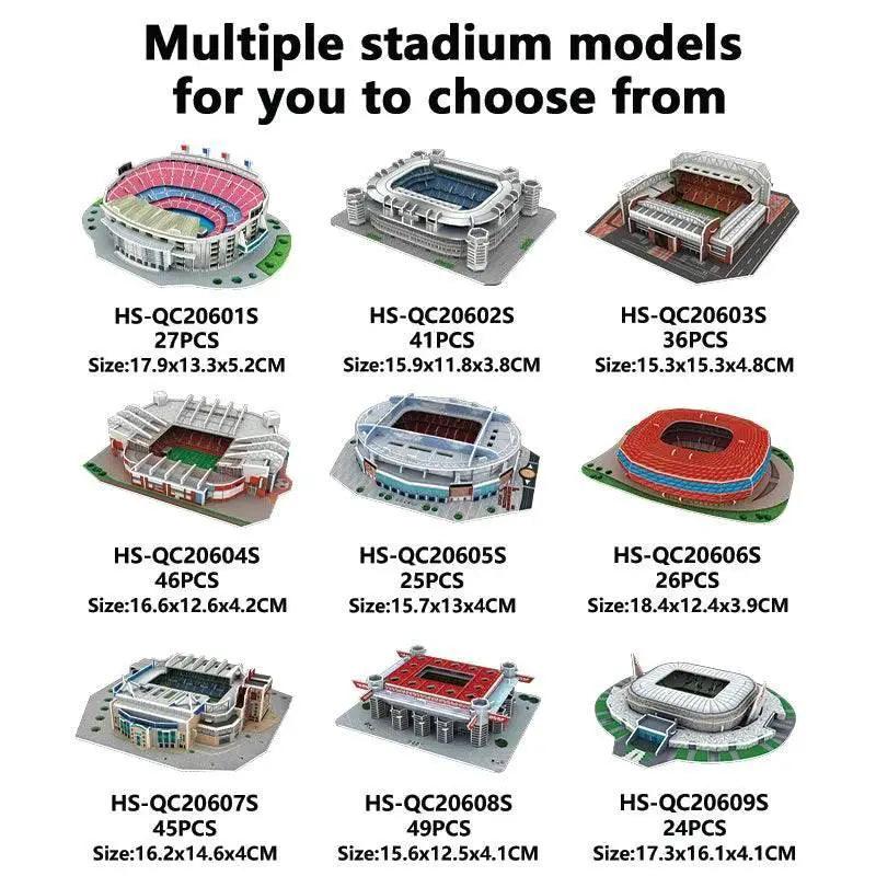  Fun Premium 3D Paper Puzzle Football Stadium Model Kit -  ToylandEU™