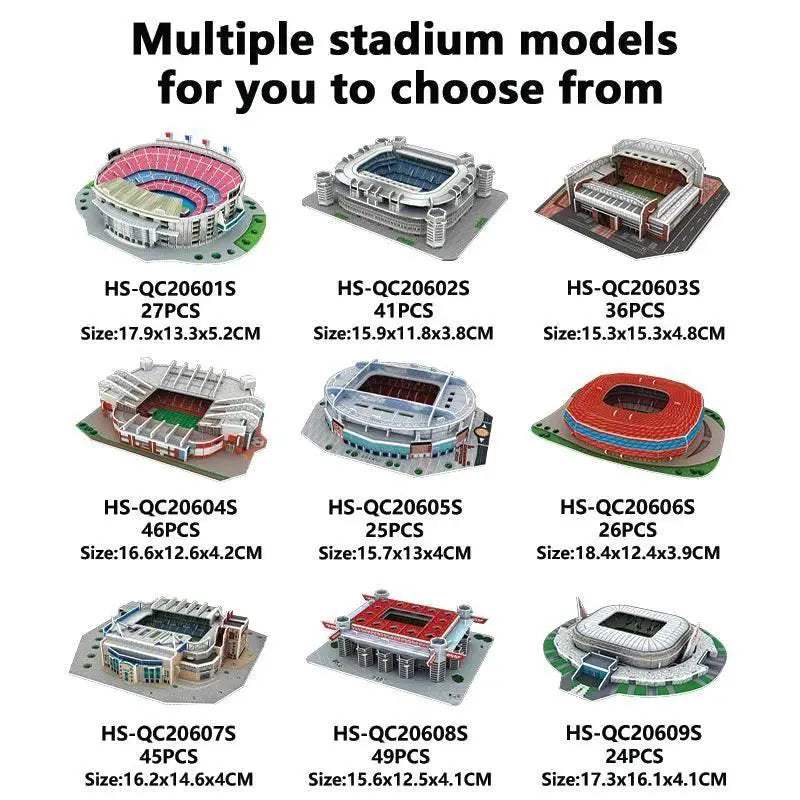  Fun Premium 3D Paper Puzzle Football Stadium Model Kit -  ToylandEU™