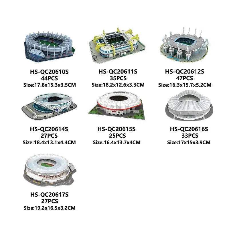  Fun Premium 3D Paper Puzzle Football Stadium Model Kit -  ToylandEU™