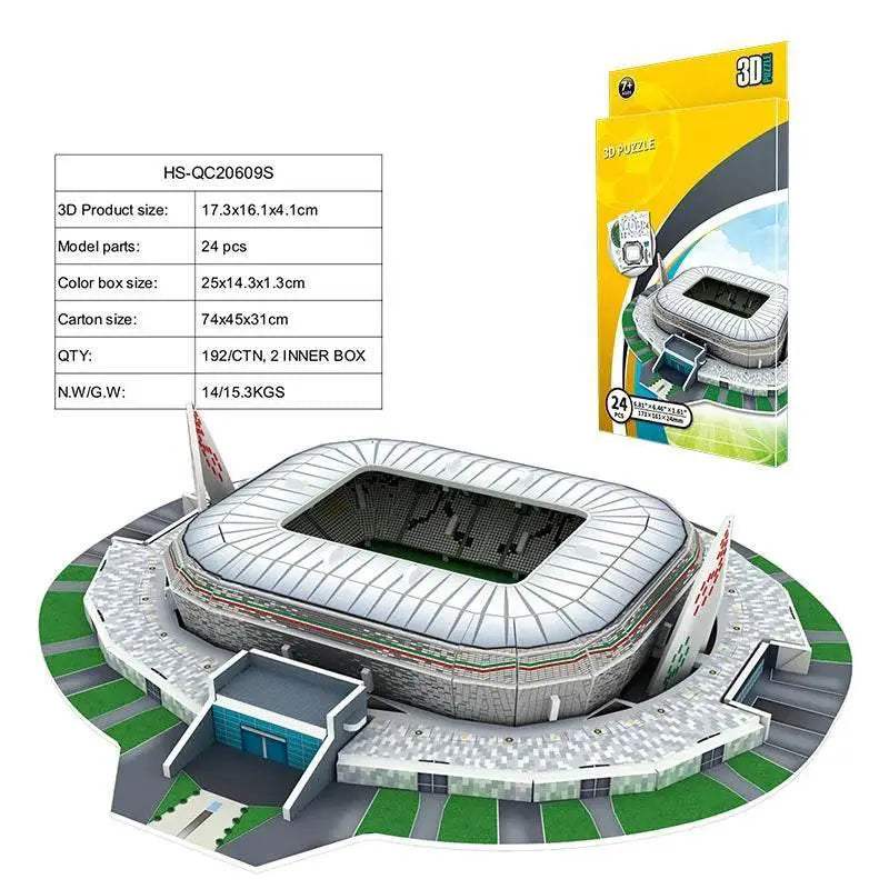  Fun Premium 3D Paper Puzzle Football Stadium Model Kit -  ToylandEU™