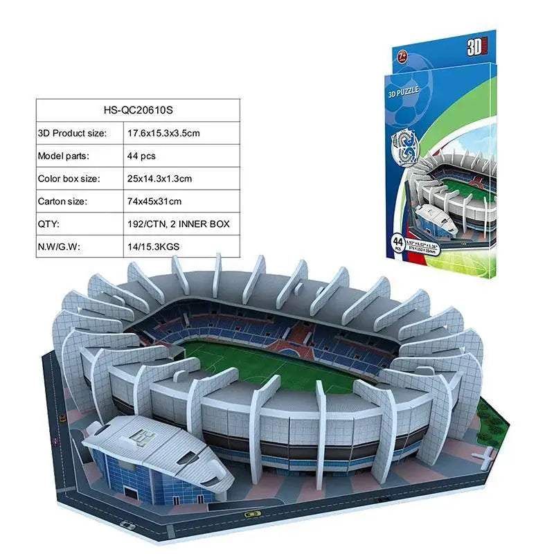  Fun Premium 3D Paper Puzzle Football Stadium Model Kit -  ToylandEU™