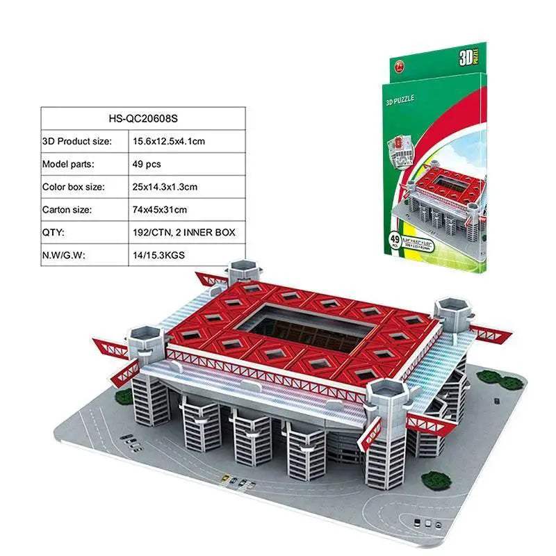  Fun Premium 3D Paper Puzzle Football Stadium Model Kit -  ToylandEU™