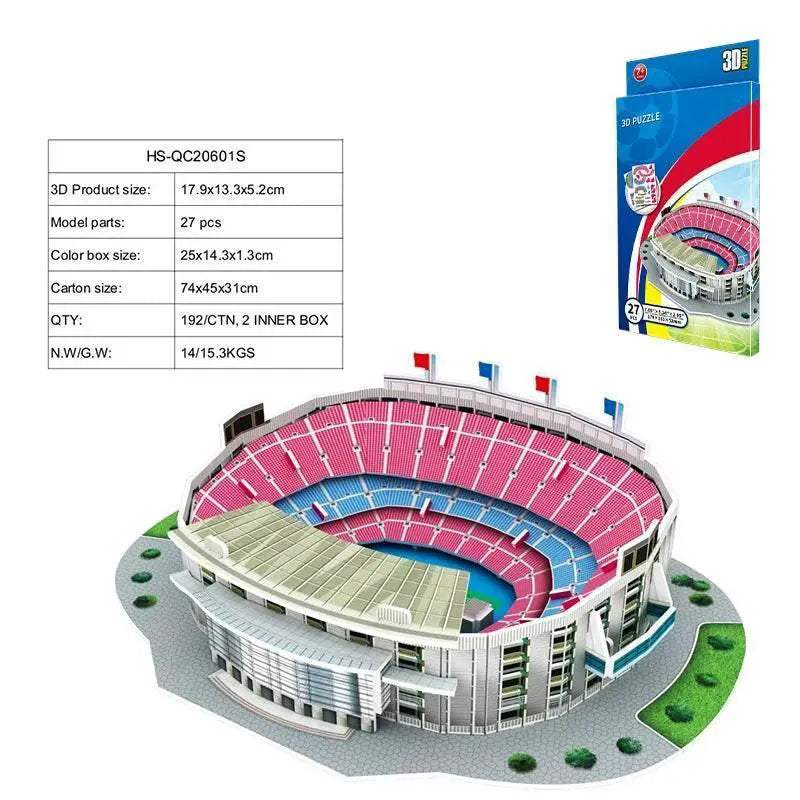  Fun Premium 3D Paper Puzzle Football Stadium Model Kit -  ToylandEU™