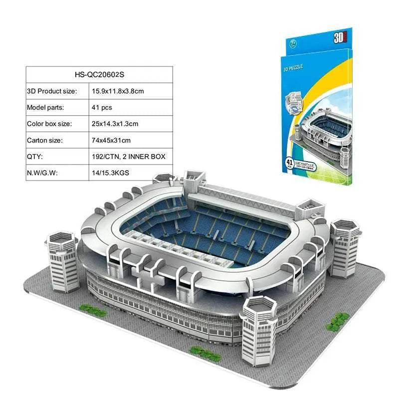  Fun Premium 3D Paper Puzzle Football Stadium Model Kit -  ToylandEU™