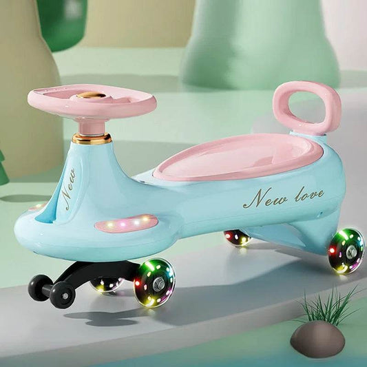 Fun Wiggle Car Ride On Toy With Music And Lights For Kids - ToylandEU