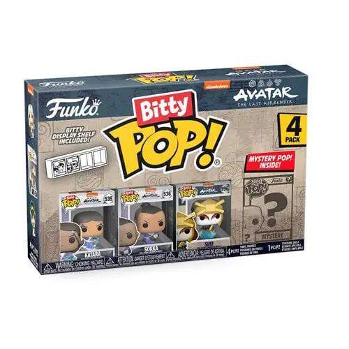 Funko Avatar: The Last Airbender Bitty Pop! Mini-Figure 4-Pack - Select Set(s) - ToyShnip