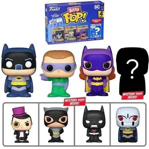 Funko Batman Bitty Pop 1966 4 Pack Collectible Figure Set - ToylandEU