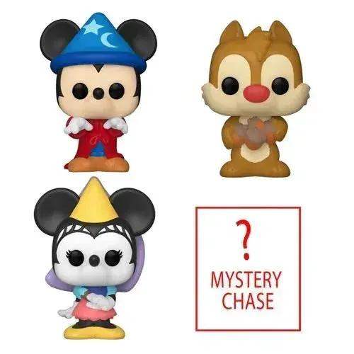 Disney Bitty Pop Mini Figures 4-Pack With Mystery Chase Figure - ToylandEU