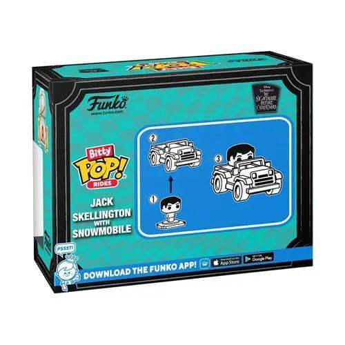 Funko Bitty Pop! Ride The Nightmare Before Christmas Jack Skellington with Snowmobile - ToyShnip