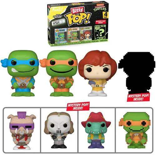 Funko Bitty Pop! Teenage Mutant Ninja Turtles Comics Mini-Figure 4-Pack - Select Set(s) - ToyShnip