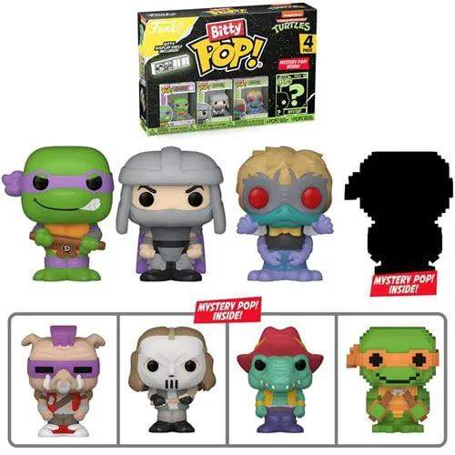 Funko Bitty Pop! Teenage Mutant Ninja Turtles Comics Mini-Figure 4-Pack - Select Set(s) - ToyShnip