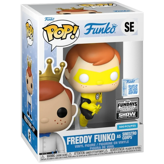 Funko Pop DC Freddy Funko Sinestro Corps LE500 Limited - ToylandEU