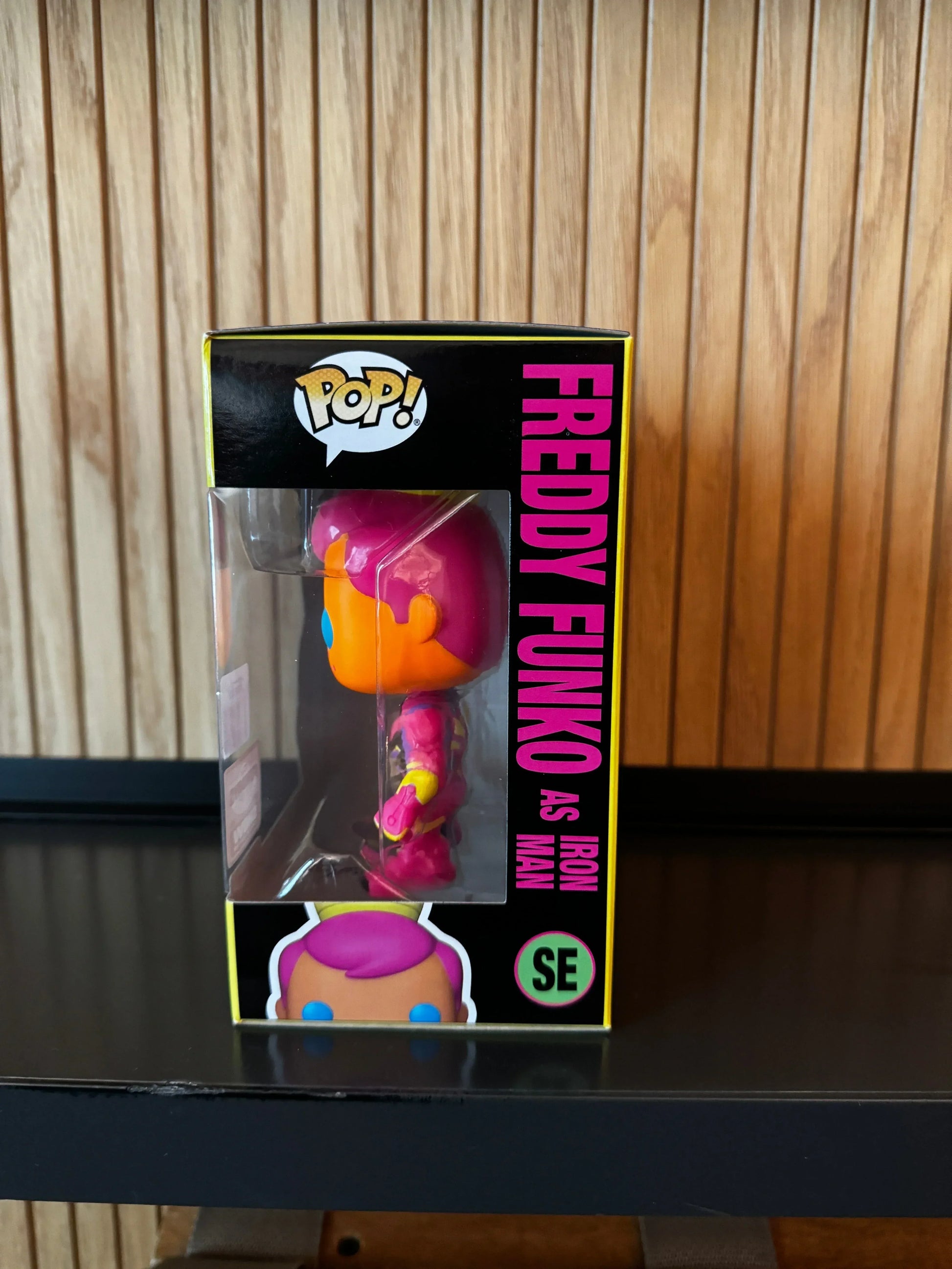 Funko Pop Freddy Funko As Iron Man Blacklight LE500 - ToylandEU