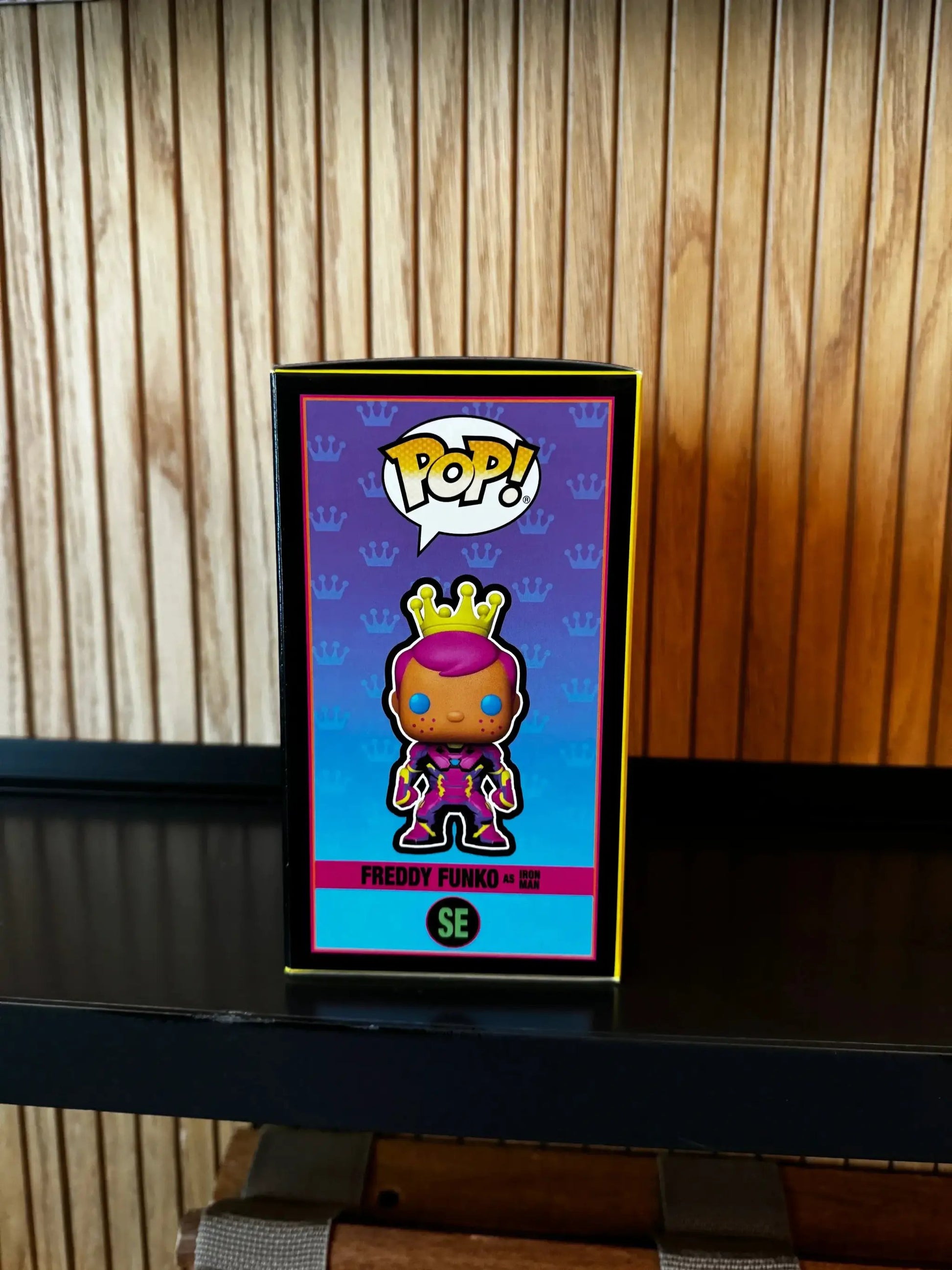 Funko Pop Freddy Funko As Iron Man Blacklight LE500 - ToylandEU
