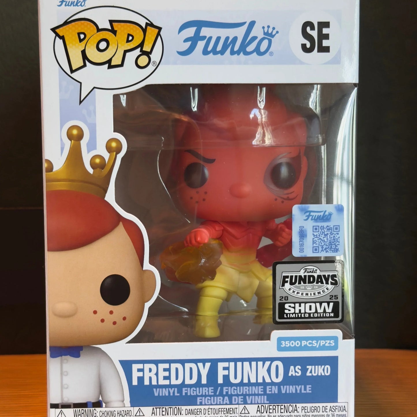 Funko Fundays Experience 2025: Pop! Originals Nickelodeon's Avatar the Last Airbender Freddy Funko as Zuko () LE3500 - ToylandEU