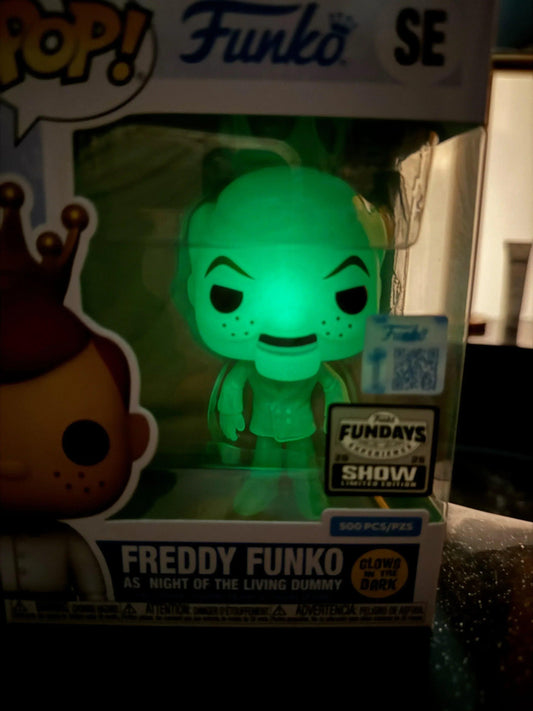  Funko Fundays Experience 2025: Pop! Originals R.L. STINE Freddy Funko as Night of the Living Dummy (Glow in the Dark) LE500 -  ToylandEU™