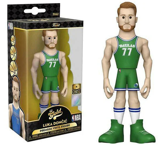 Funko Gold Series 5" Luka Dončić (Green, NBA) **Chase** - ToylandEU