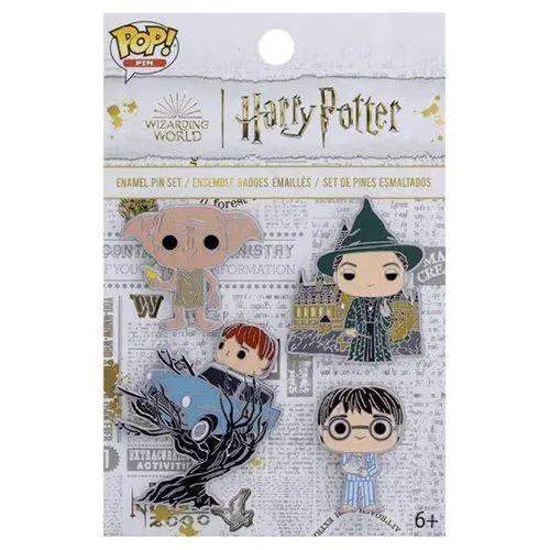 Funko Harry Potter Enamel Pins 20th Anniversary Four Pack Set - ToylandEU