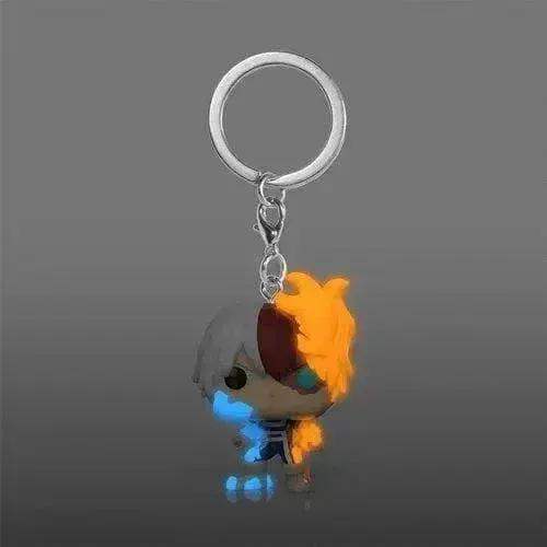 My Hero Academia Shoto Todoroki Glow Pocket Pop Keychain Exclusive - ToylandEU