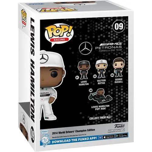 Funko Pop! 09 Racing - Mercedes-AMG Petronas Formula One Team Lewis Hamilton Vinyl Figure - ToyShnip