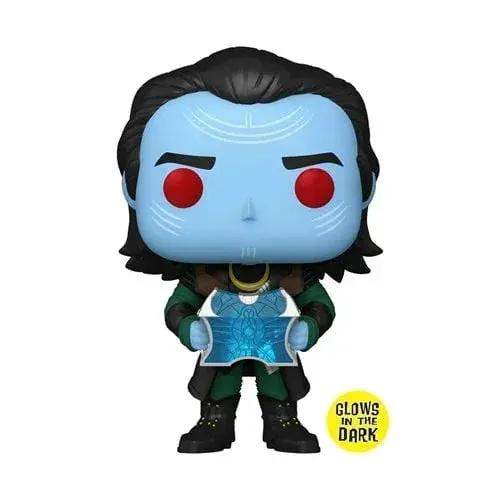 Funko Pop Loki Glow-in-the-Dark Marvel Figure Entertainment Earth Exclusive - ToylandEU
