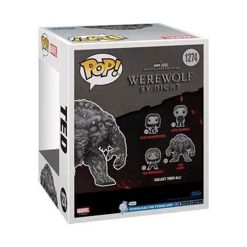 Funko Pop! 1274 - Marvel Werewolf by Night - Ted Vinyl Figure - Super Size - ToyShnip