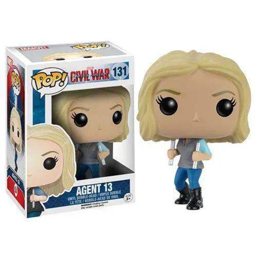 Funko Pop Captain America Agent 13 Bobble Head Collectible Figure - ToylandEU