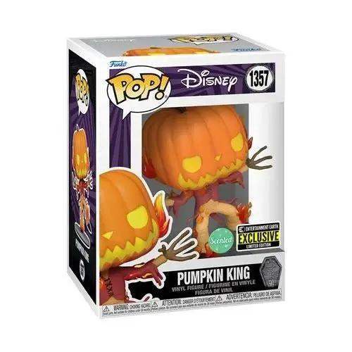 Funko Pop! 1357 - Nightmare Before Christmas 30th Anniversary Pumpkin King Scented Vinyl Figure - Entertainment Earth Exclusive - ToyShnip