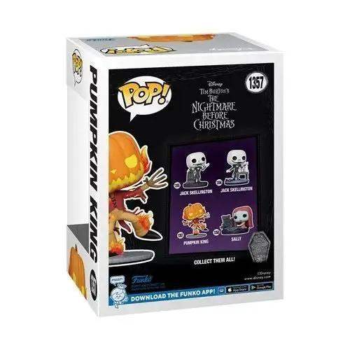 Funko Pop! 1357 - Nightmare Before Christmas 30th Anniversary Pumpkin King Scented Vinyl Figure - Entertainment Earth Exclusive - ToyShnip