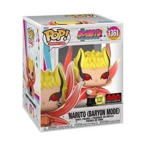 Funko Pop! 1361 Animation - Boruto - Naruto Baryon Mode Glow-in-the-Dark Super 6-Inch Vinyl Figure - AAA Exclusive - ToylandEU