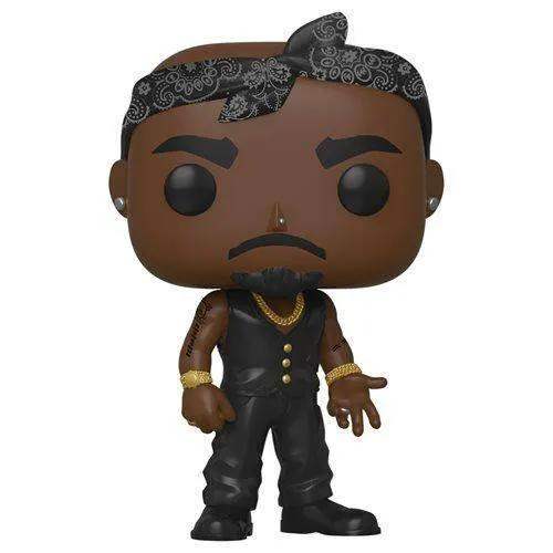 Funko Pop Tupac Shakur Vinyl Figure With Bandana Collectible - ToyShnip