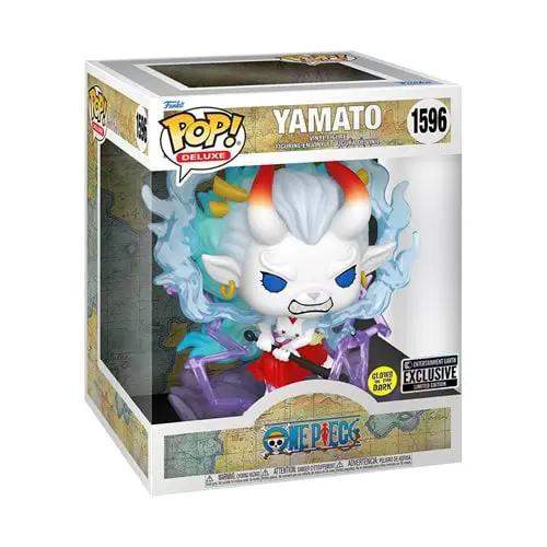 Funko Pop! 1596 - One Piece Yamato Glow-in-the-Dark Deluxe Vinyl Figure - Entertainment Earth Exclusive - ToyShnip