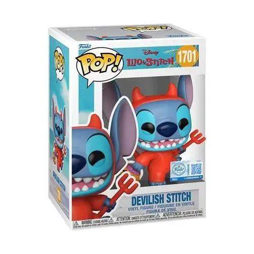 Funko Pop! 1701 Disney - Lilo & Stitch - Devilish Stitch Vinyl Figure - Entertainment Earth Exclusive - ToyShnip