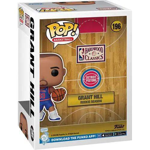 Funko Pop! 196 - Detroit Pistons - Grant Hill Rookie Season Vinyl Figure - ToyShnip