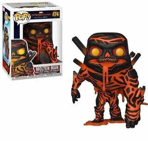 Funko Pop Molten Man Vinyl Figure Collectible Spider Man - ToylandEU