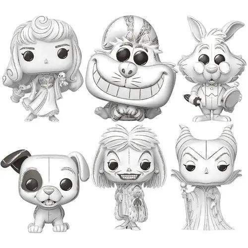 Funko Pop! Disney Sketched Vinyl Figures - Select Figure(s) - ToyShnip