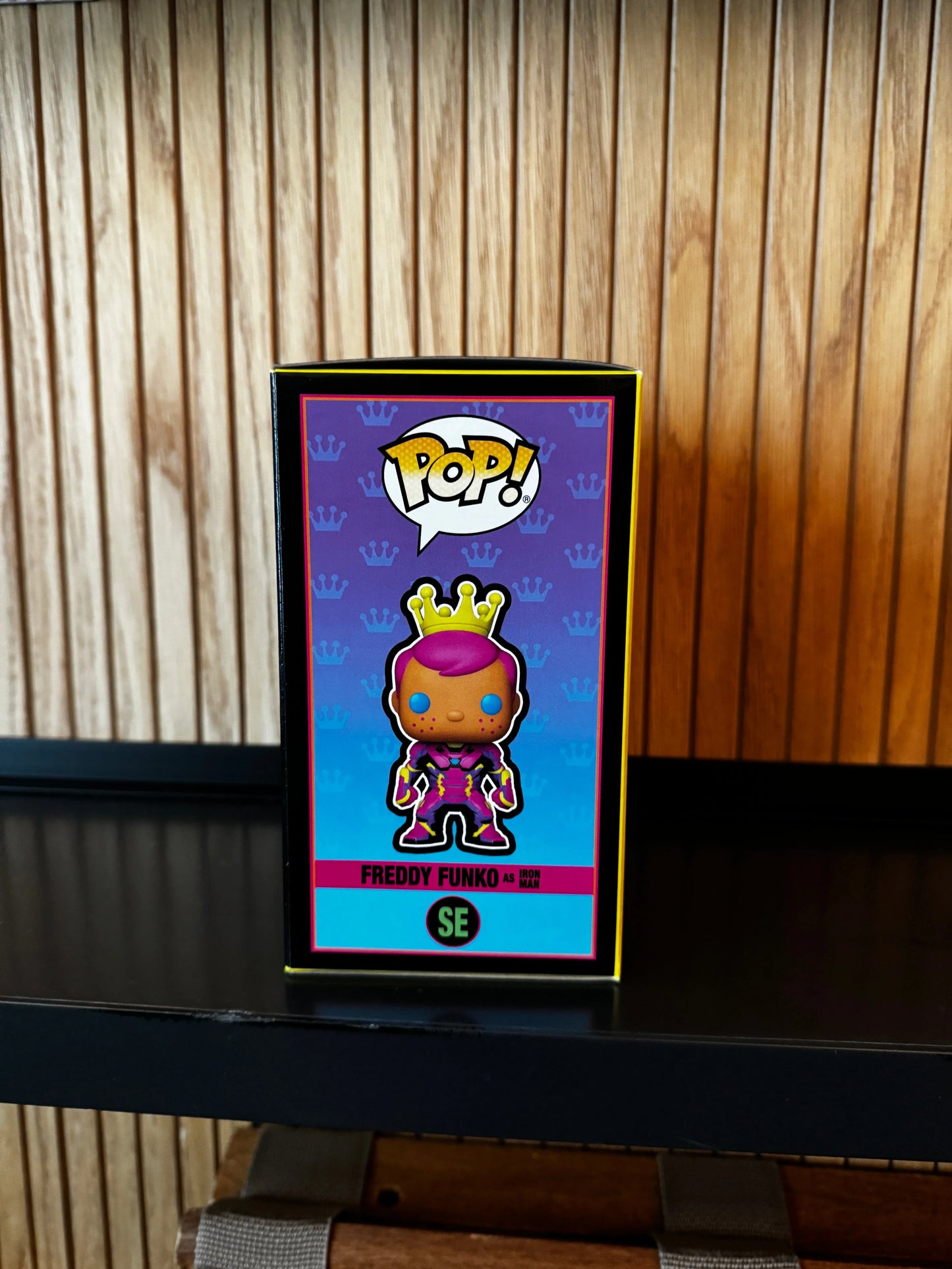Funko Pop Freddy Funko As Iron Man Blacklight LE500 - ToylandEU